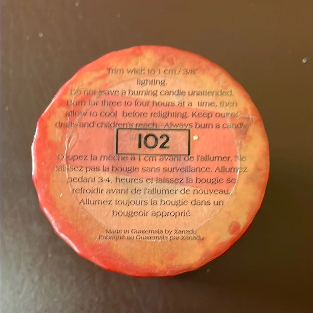 VTG Red Pilar Candle